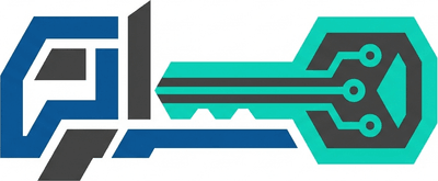 Стилизованный логотип PRC Personal для покупки ключей ETS2 за криптовалюту, чистый дизайн.